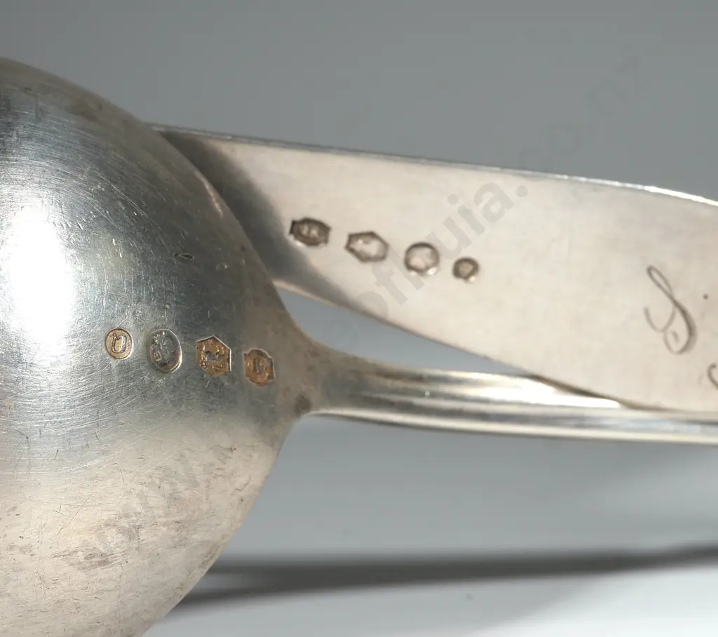 European Silver Basting Spoon & Soup Spoon Image 1++