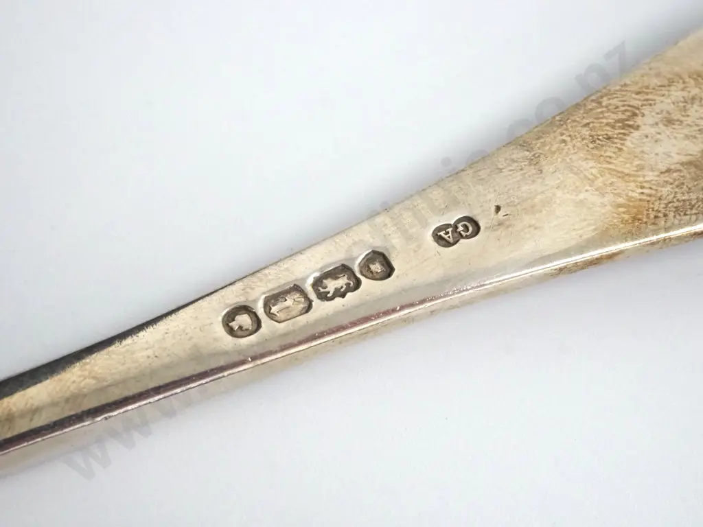 1864 Chawner & Co (George William Adams) 12 Place Sterling Silver Cutlery Set Image 1++