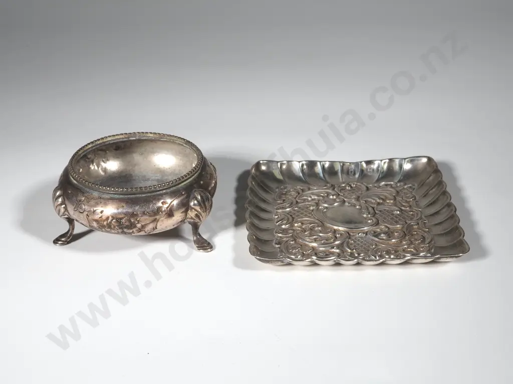 Pressed Sterling Silver Trinket Dish Image 1++