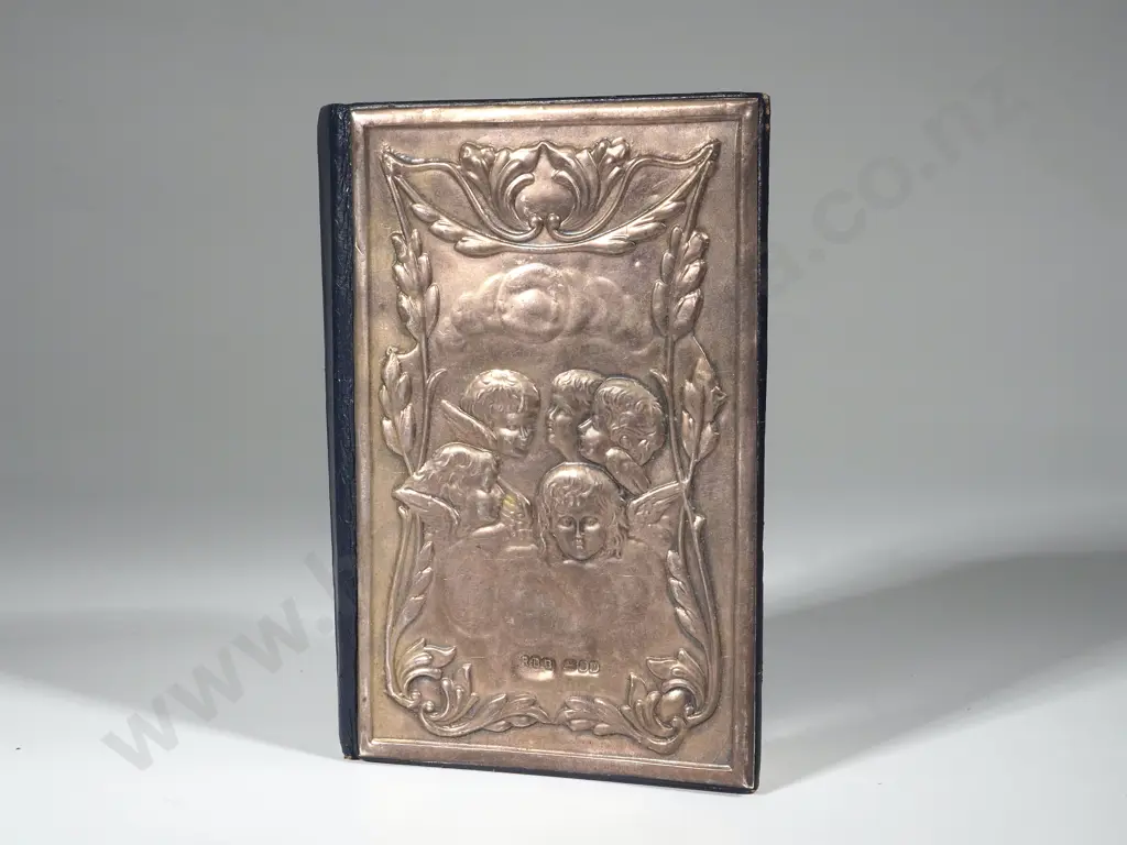 Sterling Silver Covered Address Book "Reynolds Angels"  Image 1++
