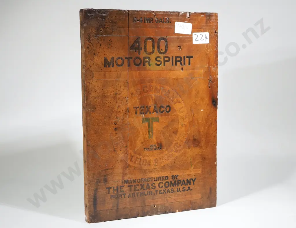 Texaco 400 motor Spirit Crate End Image 1++