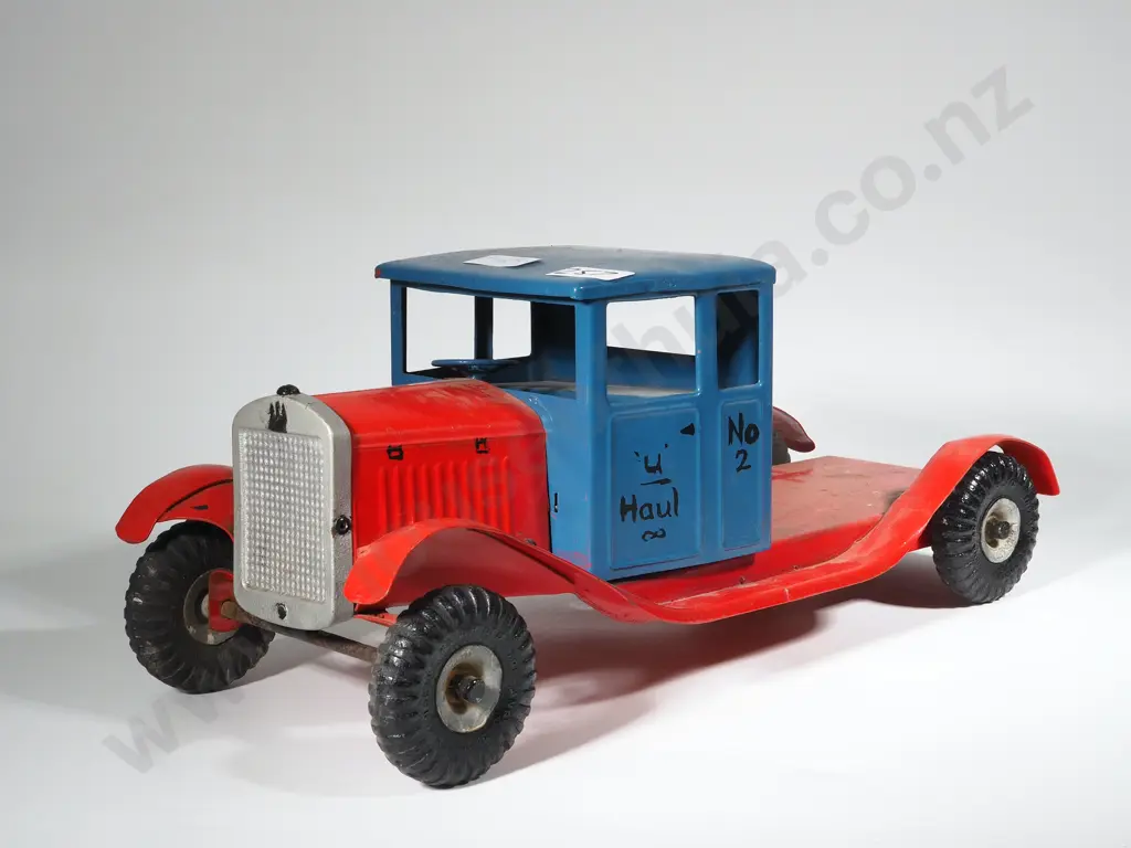 Vintage L Brothers Ltd large Toy Pressed Steel Truck Image 1++