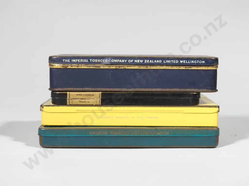 Bag Containing Four Cigarette Tins Image 1++
