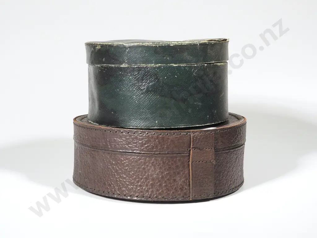 Two Vintage Collar Boxes. One Inscribed "Collars" in Gilt.  Image 1++