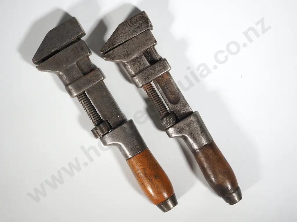 Two Vintage Monkey Wrenches - Made in the U.S.A. Image 1++