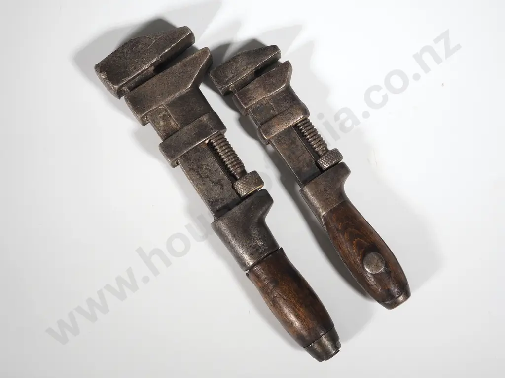 Two Vintage Monkey Wrenches - Made in the U.S.A. Image 1++