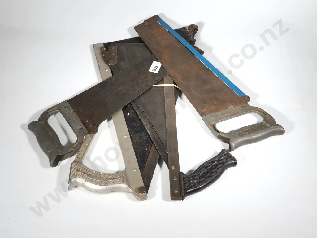 Four English Vintage Hacksaws Image 1++