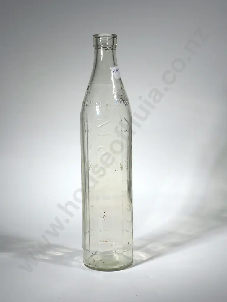 Mobil OIl 1 Quart Glass Bottle - Property of the Vacuum Oil Company PTY Image 1++