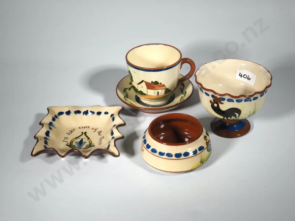 Four Pieces of Torquay Ware Image 1++