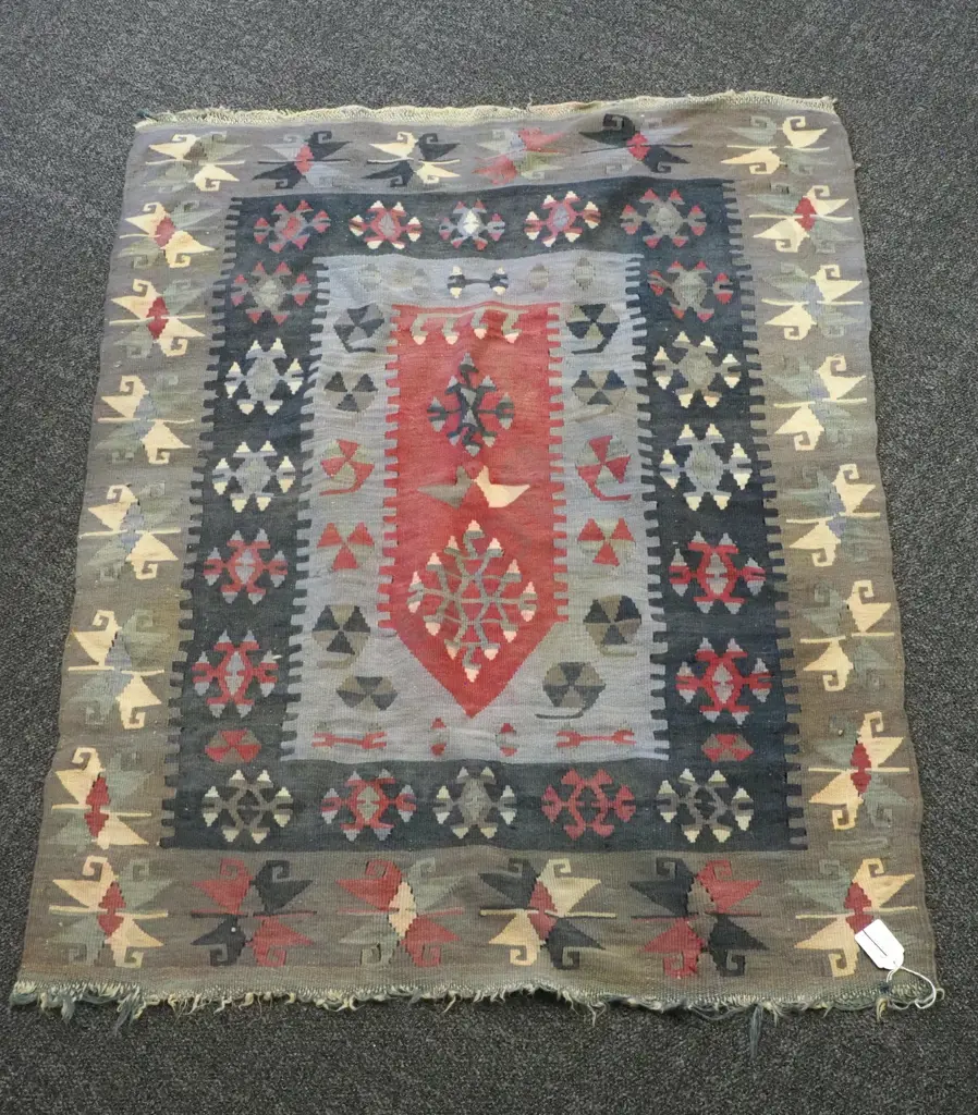 Vintage Tribal Kilim Image 1++