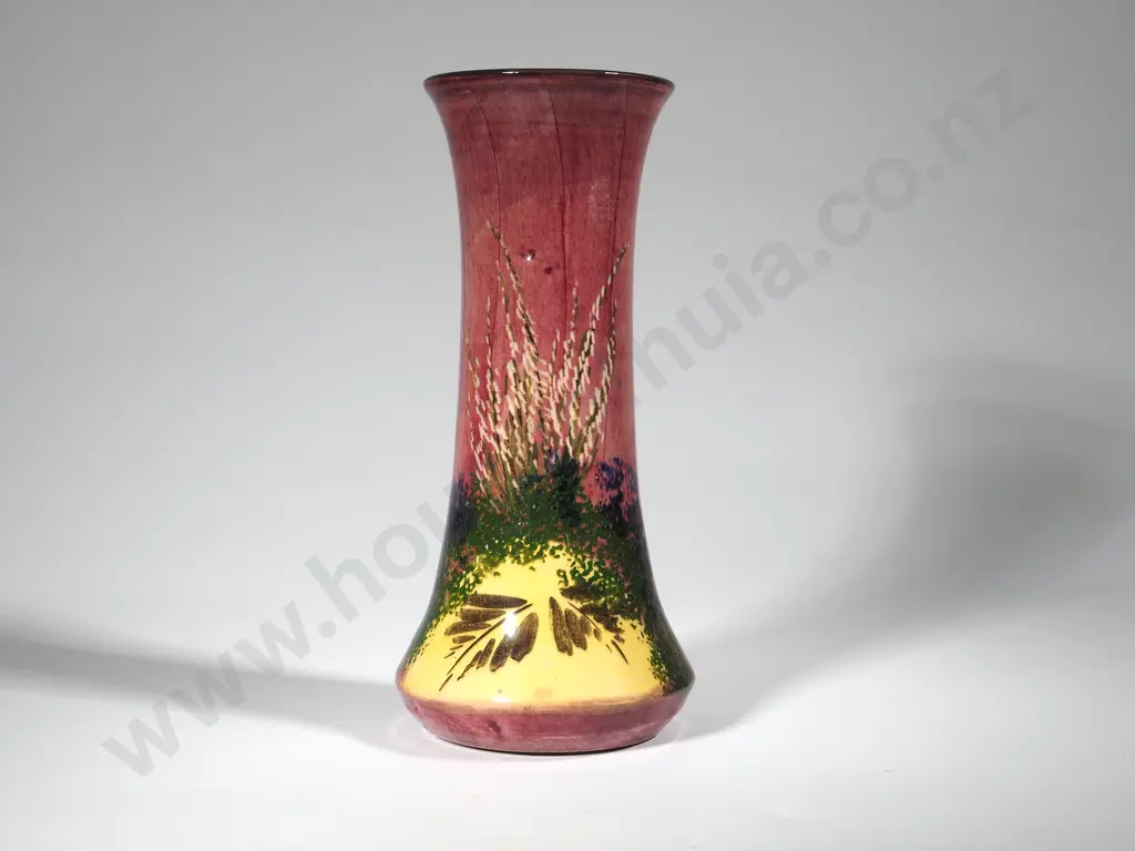 Mauve Ground Torquay-ware Vase Image 1++