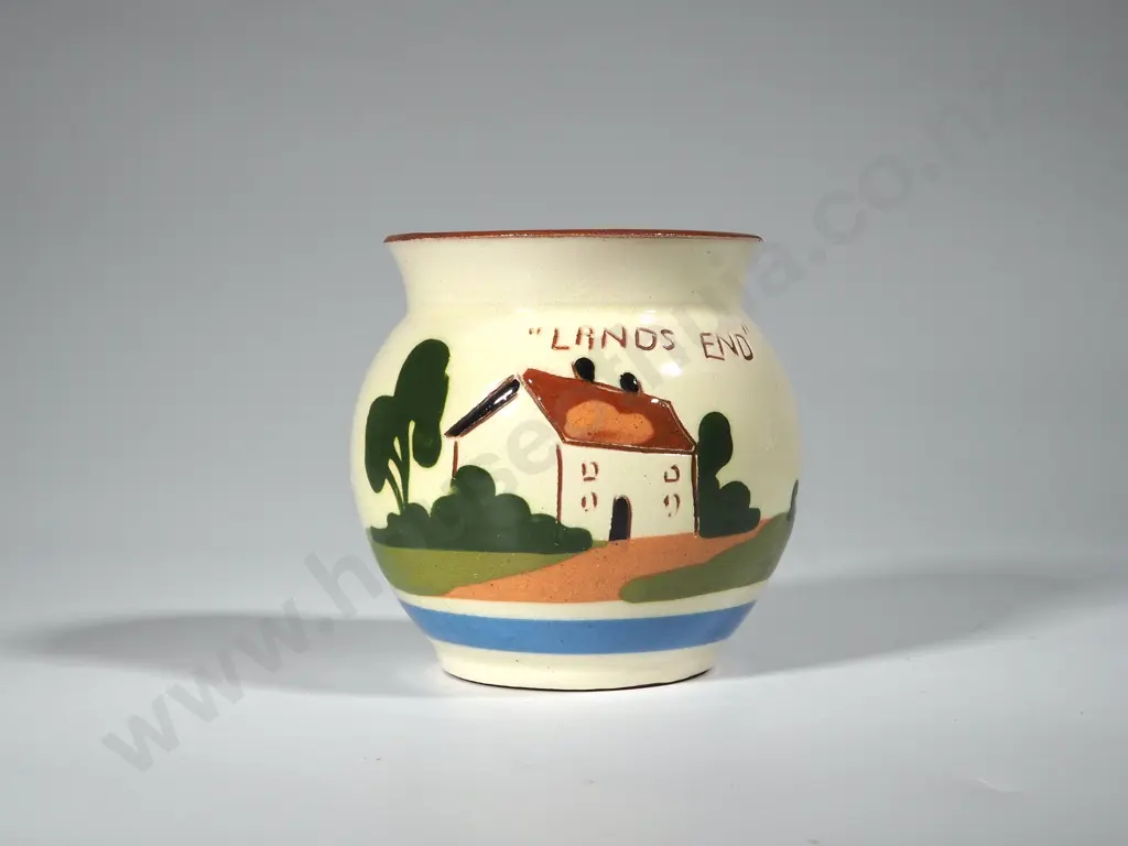 Small Landsend Torquay-ware Bowl - Hope well & Have Well Image 1++