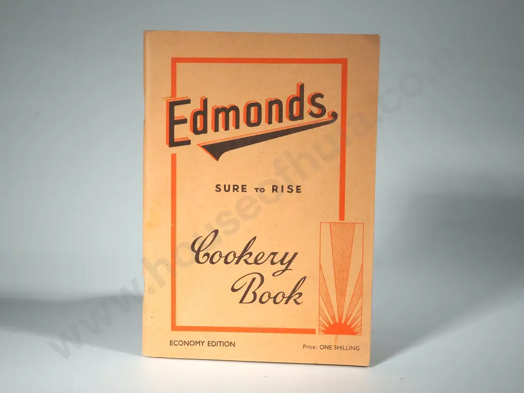 Vintage Edmonds Sure to Rise Cookery Book - 1955 Image 1++