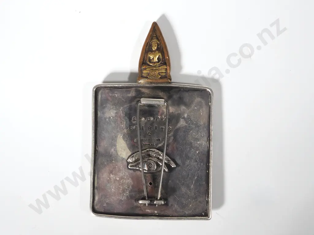 Sterling Silver Bhudda Brooch Image 1++