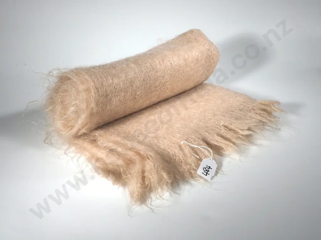 Cream Mohair Shawl Image 1++