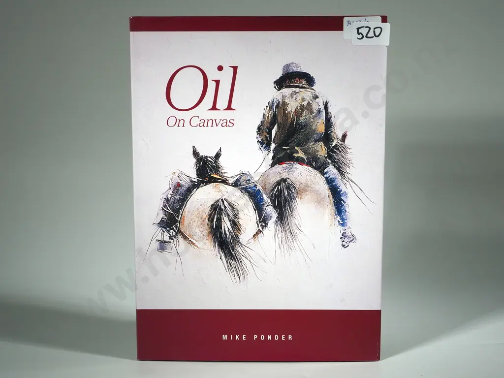 Mike Ponder Book Catalogue  Oil On Canvas  Image 1++
