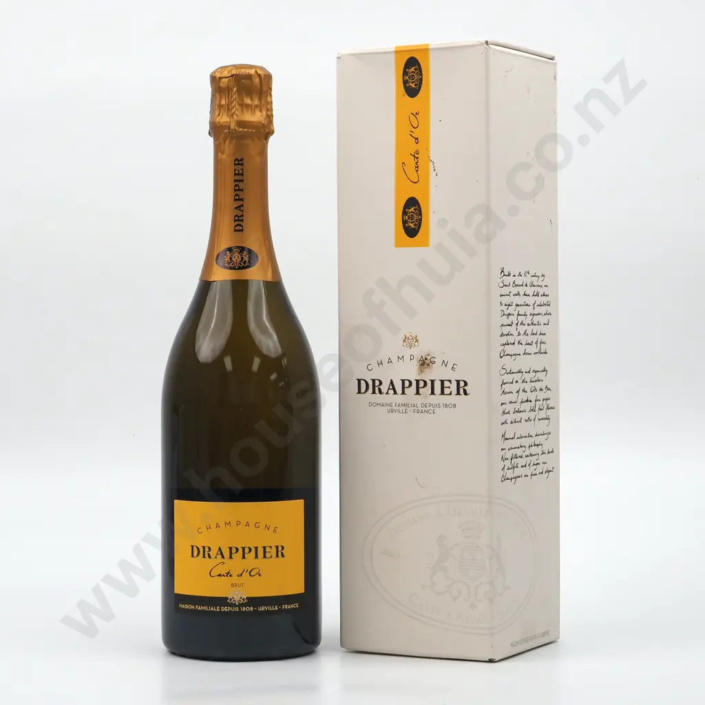 Boxed Champagne Drappier Cante d'Or - France. Image 1++