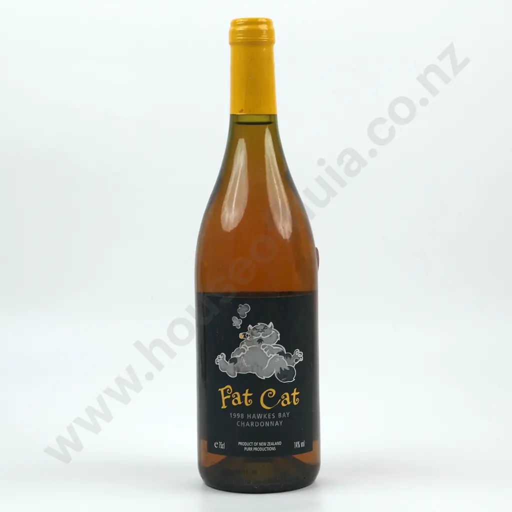 1998 Fat Cat  Chardonnay - Hawkes Bay Image 1++