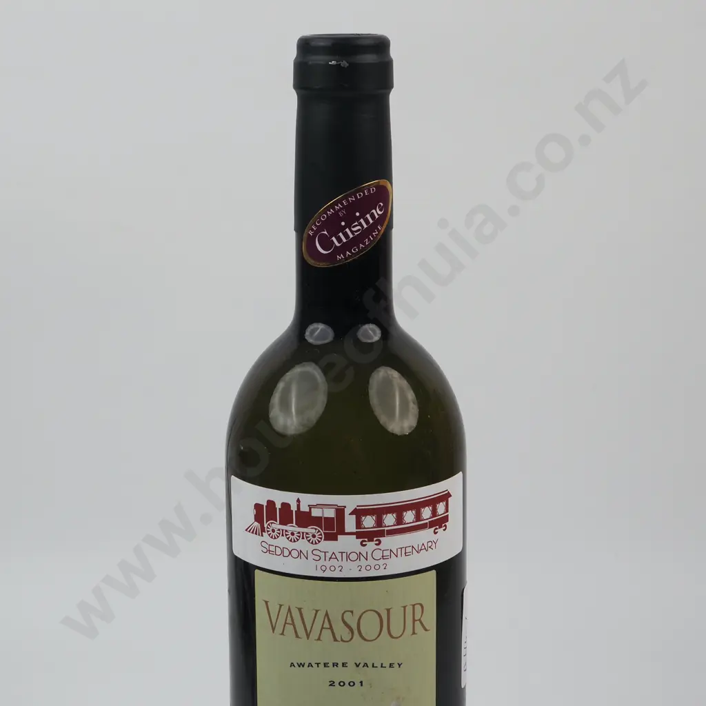 2001 Vavasour Awatere Valley Chardonnay - Marlborough. Image 1++