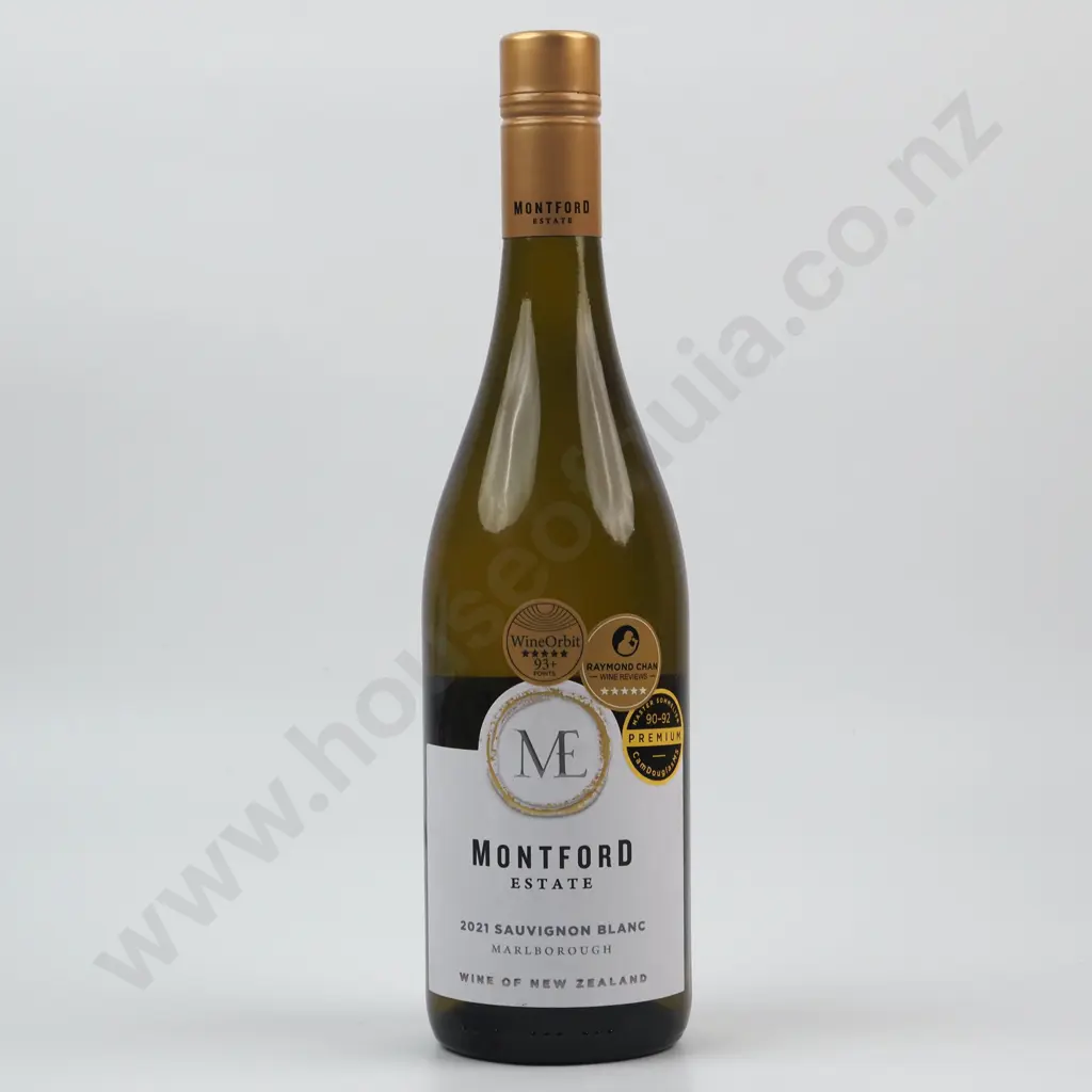 2021 Montford Estate Sauvignon Blanc. Marlborough. Image 1++