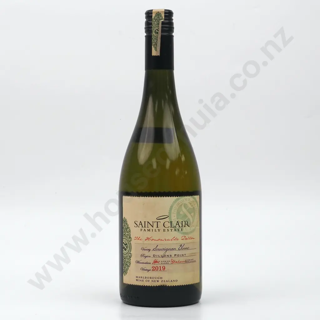 2019 Saint Clair Sauvignon Blanc Dillons Point  "The Honourable Dillon" 2019. 750ml  13% Volume Image 1++