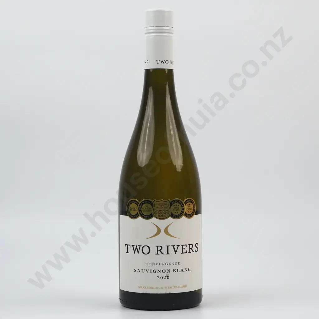 2020 Two Rivers Convergence Chardonnay. Marlborough, New Zealand. Image 1++