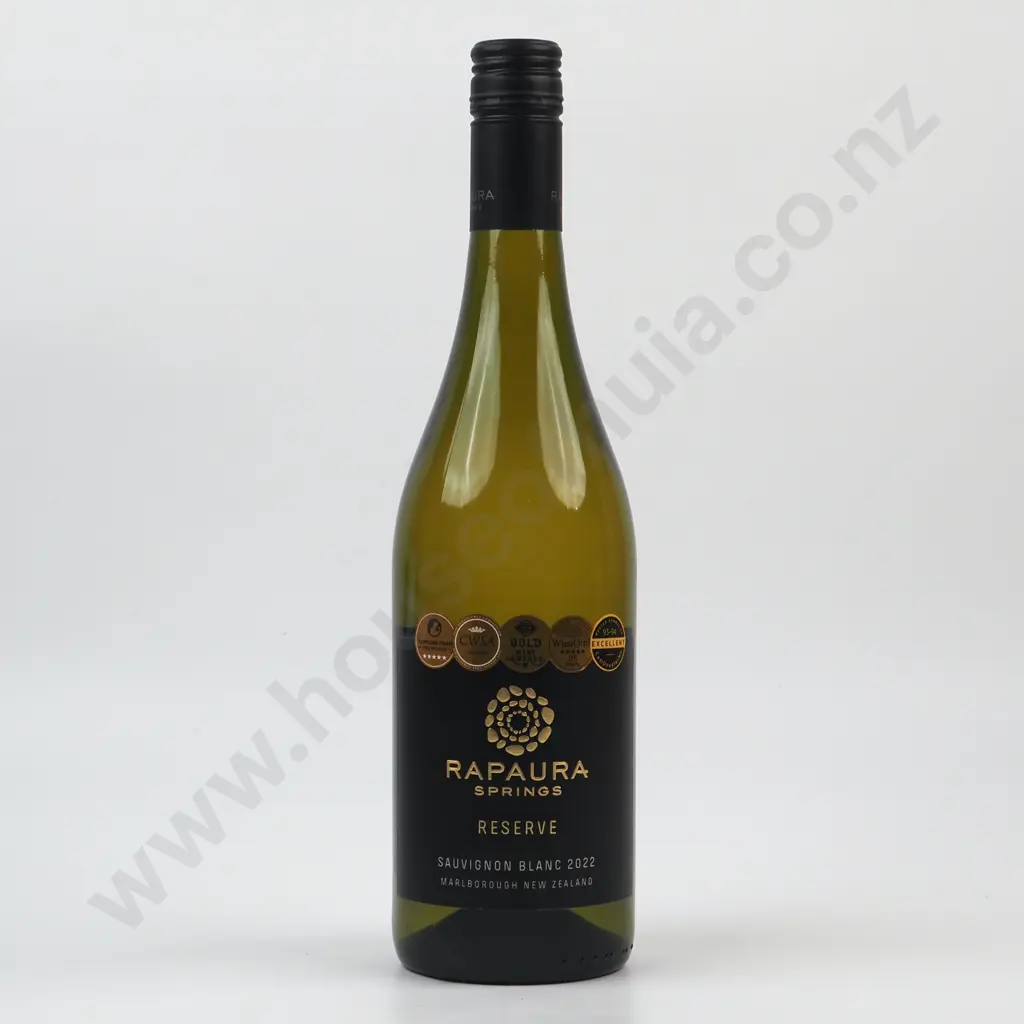 2022 Rapaura Springs Reserve Sauvignon Blanc. Marlborough, New Zealand. Image 1++