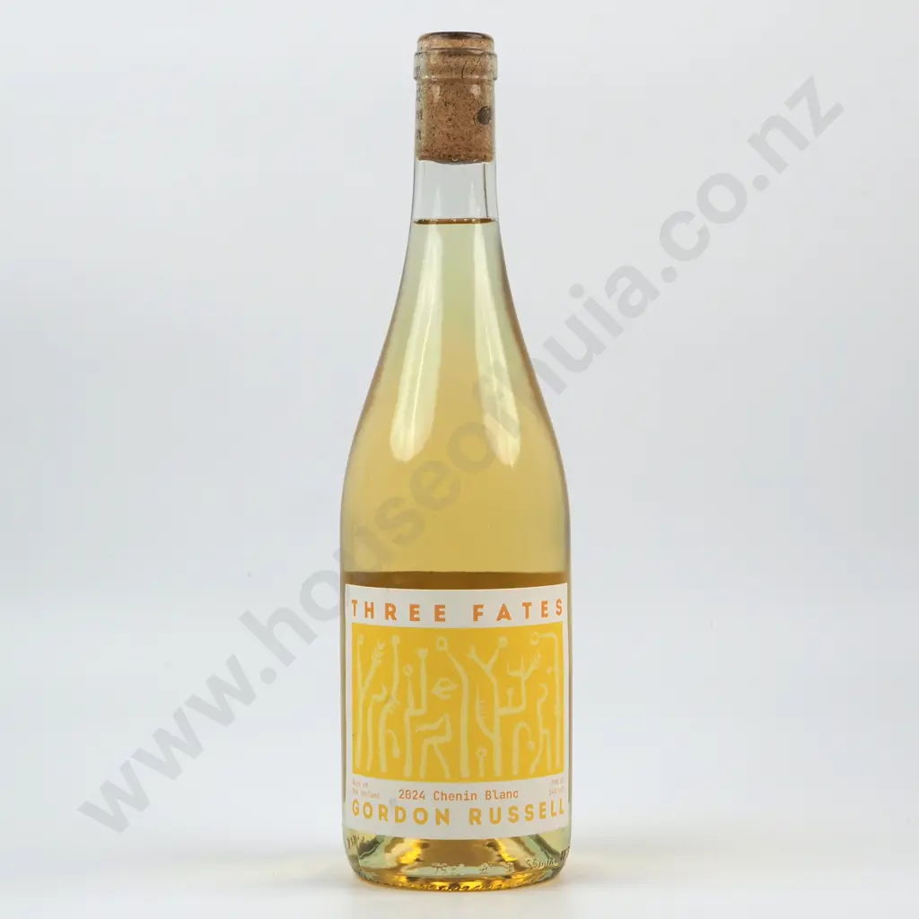 2024 Gordon Russell Three Fates Chenin Blanc.Waipukurau. Image 1++