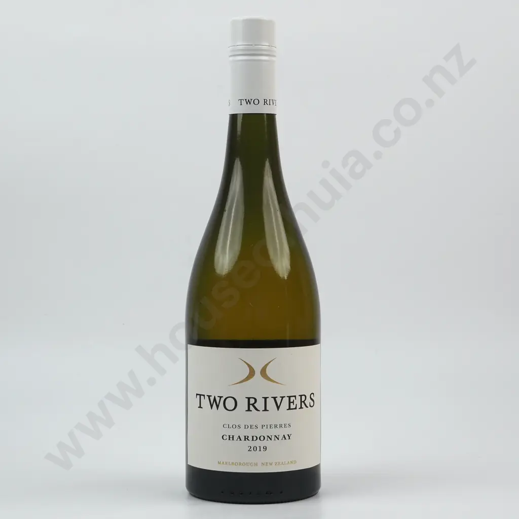 2019 Two Rivers Clos Des Pierre's Chardonnay. Marlborough, New Zealand. Image 1++