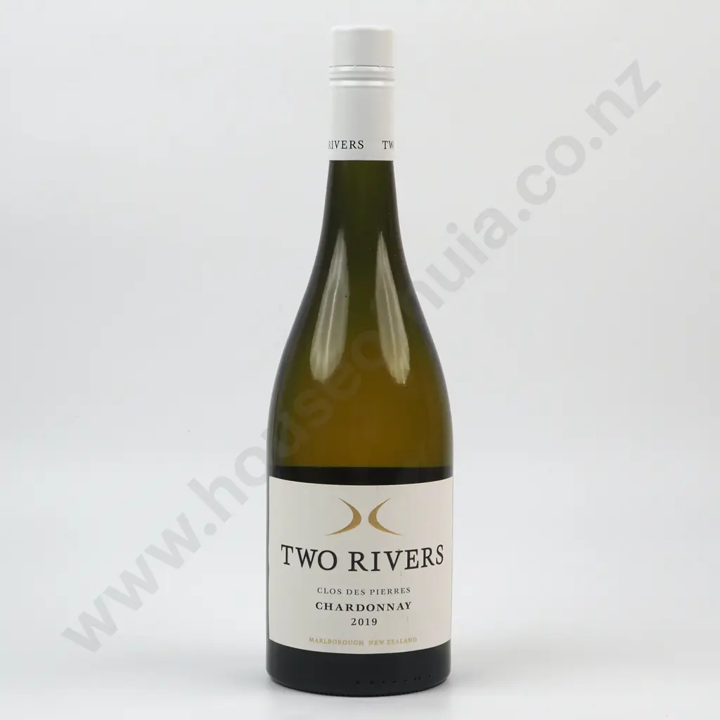 2019 Two Rivers Clos Des Pierre's Chardonnay. Marlborough, New Zealand. Image 1++