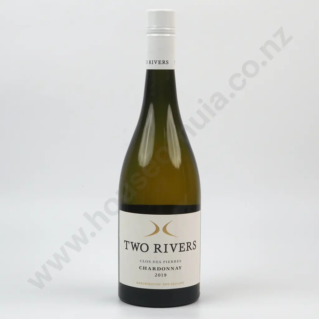 2019 Two Rivers Clos Des Pierre's Chardonnay. Marlborough, New Zealand. Image 1++