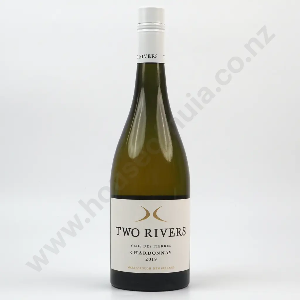 2019 Two Rivers Clos Des Pierre's Chardonnay. Marlborough, New Zealand. Image 1++