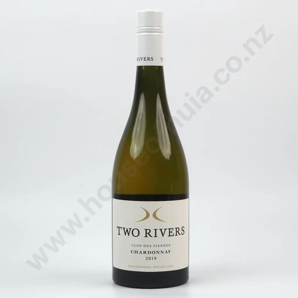 2019 Two Rivers Clos Des Pierre's Chardonnay. Marlborough, New Zealand. Image 1++