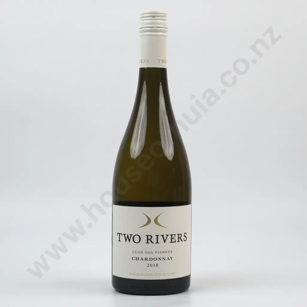 2018 Two Rivers Clos Des Pierre's Chardonnay. Marlborough, New Zealand. Image 1++
