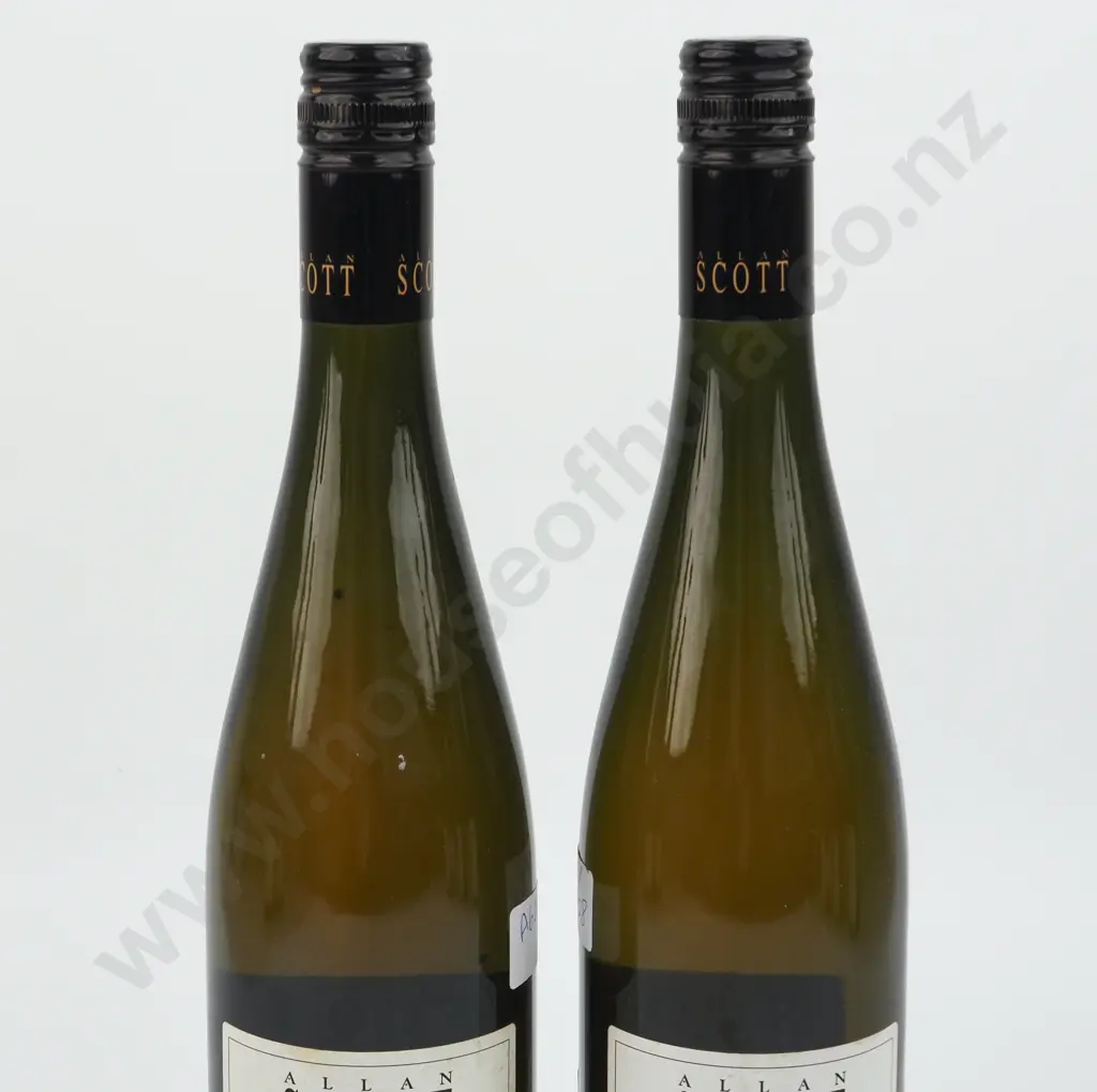 Two Bottles 2004 Allan Scott Riesling - Marlborough. Image 1++