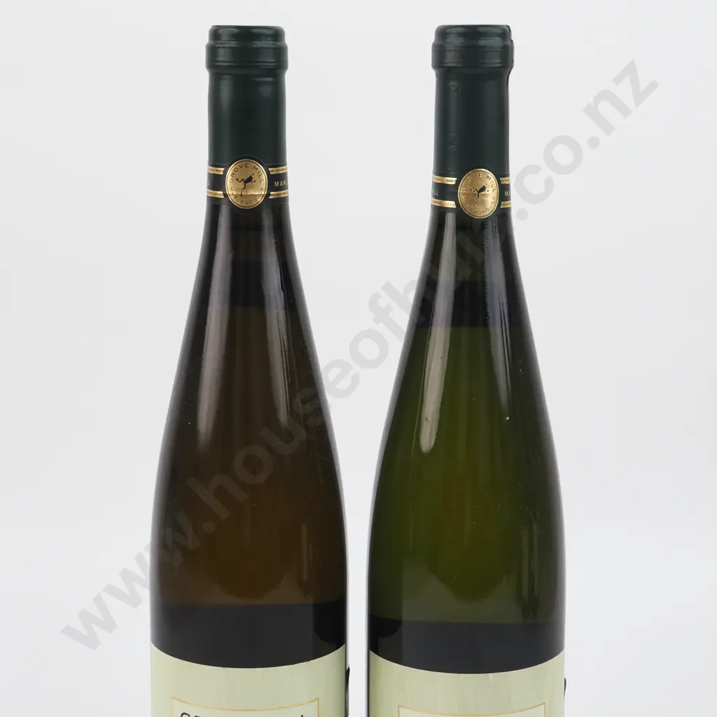 Two Bottles 2001 Grove Mill Pinot Gris - Marlborough. Image 1++