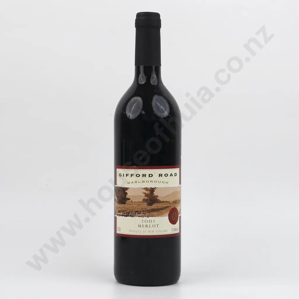2001 Gifford Road Merlot - Marlborough. Image 1++