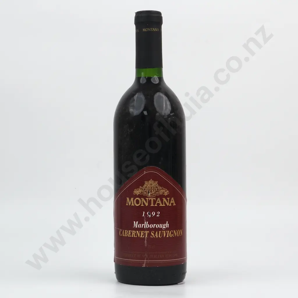 1992 Montana Cabernet Sauvignon - Marlborough. Image 1++