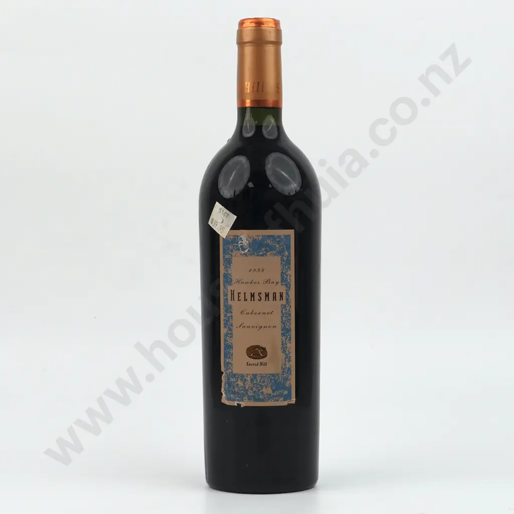 1998 Sacred Hill Helmsman Cabernet Sauvignon - Hawkes Bay. Image 1++