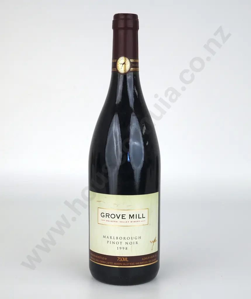 1998 Grove Mill Pinot Noir - Waihopi Valley, Marlborough. Image 1++
