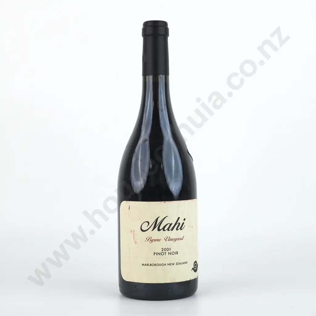 2001 Mahi Byrne Vineyard Pinot Noir - Marlborough. Image 1++