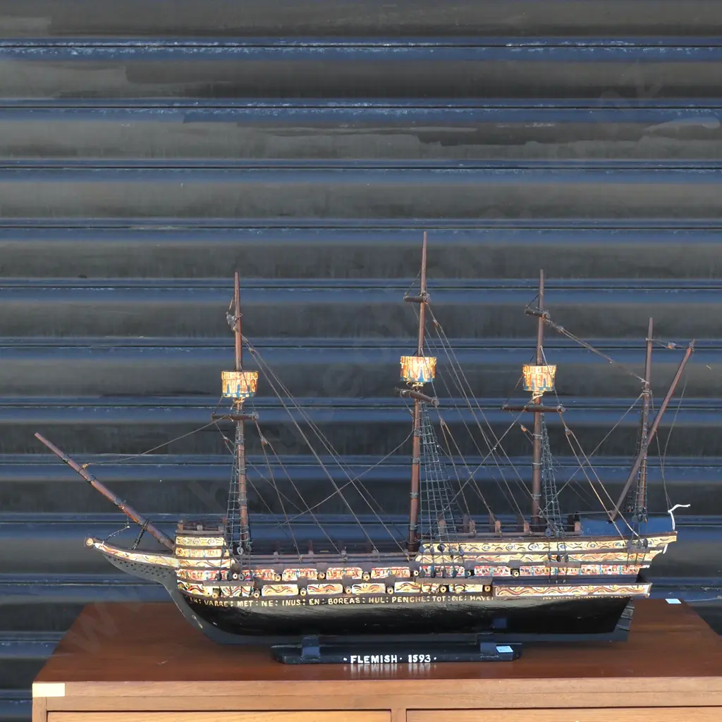 Impressive Model Ship - Flemish 1593 Image 1++