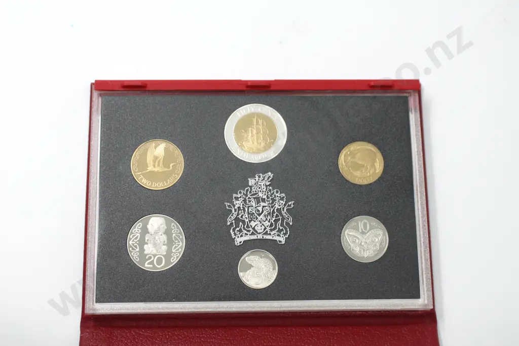1994 proof set with Bi-Metal 50 cents. C.V. $70 Image 1++