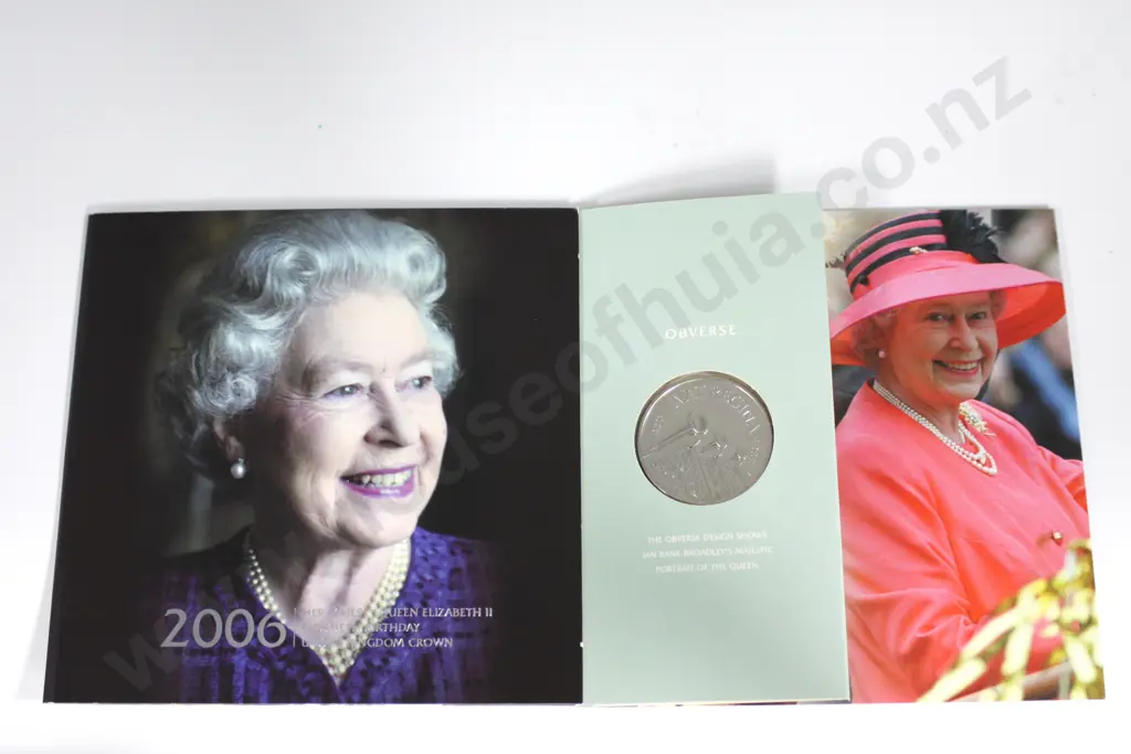 2006 Her Majesty Queen Elizabeth Eightieth Birthday UK Crown Image 1++