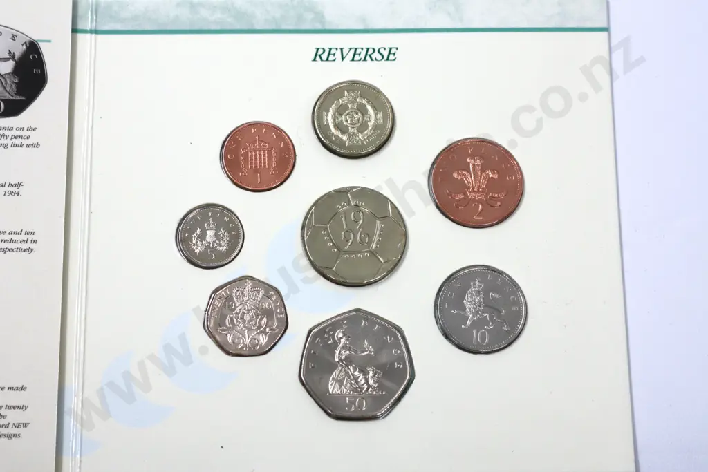 1996 United Kingdom Brilliant Uncirculated Coin Collection Image 1++