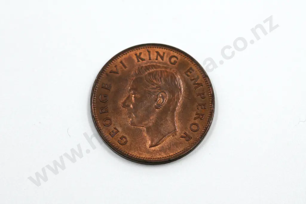 1941 one penny, uncirculated with full mint lustre. C.V. $200 Image 1++