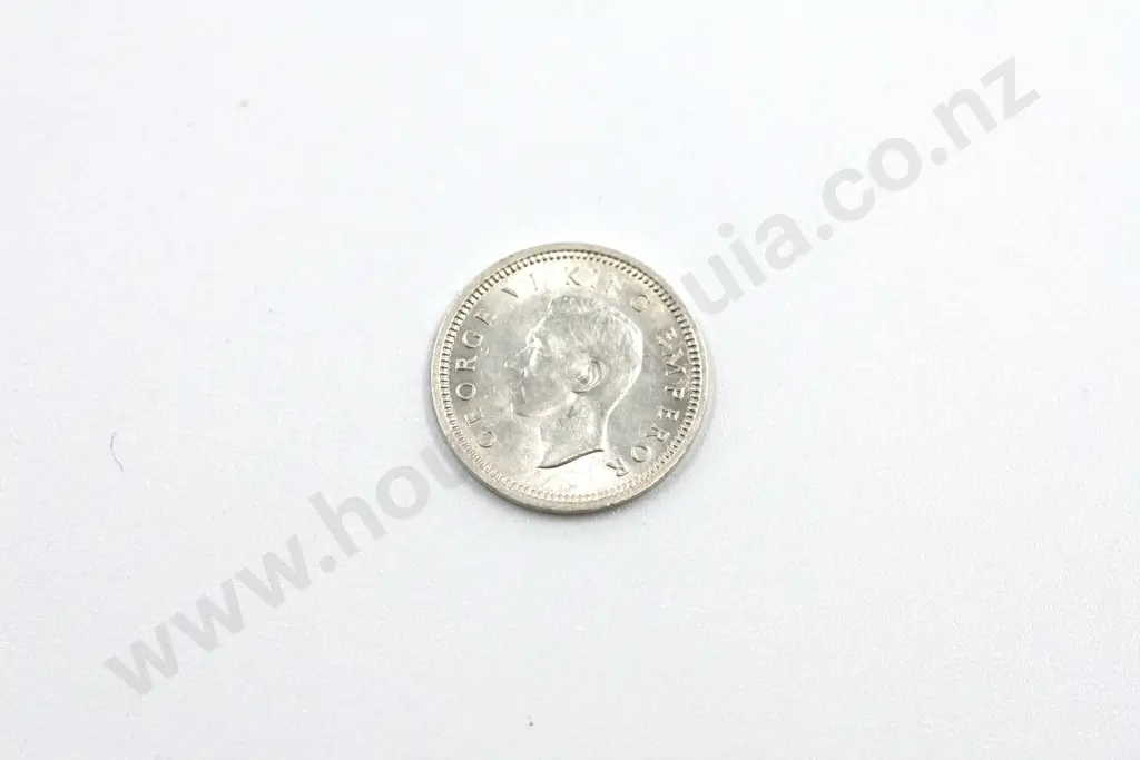1940 threepence, uncirculated with full mint lustre. C.V. $100 Image 1++