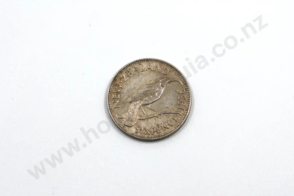 1936 sixpence, extremely fine. C.V. $100 Image 1++