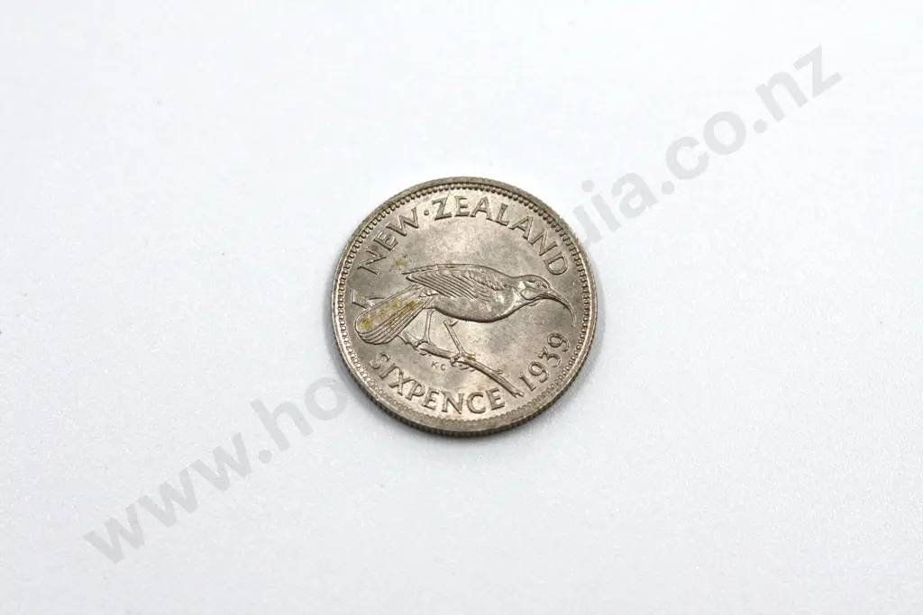 1939 sixpence, uncirculated. C.V. $400 Image 1++