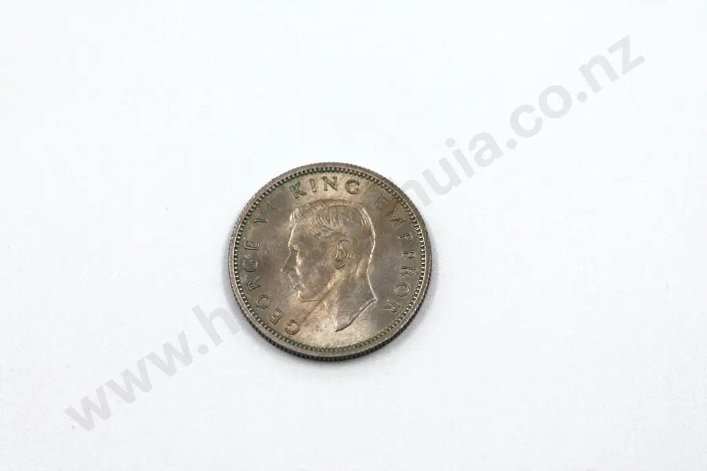 1947 sixpence, uncirculated with full mint lustre. C.V. $350 Image 1++